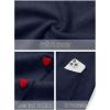 MEROKEETY Women’s Cardigan Sweaters 2026 Fall Trendy Chunky Knit Button Up Cute Winter Long Sleeve Open Front Coats(Navy)