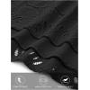 MEROKEETY Women’s Eyelet Long Sleeve Shirts Tops Dressy Casual Fall Trendy Flower Lace Boho Crochet Blouses(Black)