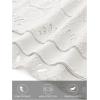 MEROKEETY Women’s Eyelet Long Sleeve Shirts Tops Dressy Casual Fall Trendy Flower Lace Boho Crochet Blouses(White)