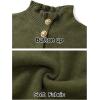 MEROKEETY Women’s Fall 2026 Chunky Cardigan Sweaters Trendy Ruffle Button Down Long Sleeve Casual Knit Coat Winter Clothes(Army Green)