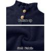 MEROKEETY Women’s Fall 2026 Chunky Cardigan Sweaters Trendy Ruffle Button Down Long Sleeve Casual Knit Coat Winter Clothes(Navy)