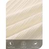 MEROKEETY Women’s Fall Long Sleeve Sweater Tops 2025 Boat Neck Ribbed Asymmetric Lightweight Knit Shirts(Beige)