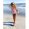 MEROKEETY Women’s Fall Winter Oversized Pullover Sweater Spring Casual Loose Crew Neck Long Sleeve Side Split Jumper Tops(Pink)