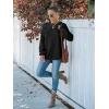 MEROKEETY Women’s Fall Winter Sweaters Casual Loose Cozy Sweater Tops Pullover Jumper 2025 Fashion Outfits(Black)