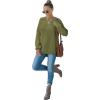 MEROKEETY Women’s Fall Winter Sweaters Casual Loose Cozy Sweater Tops Pullover Jumper 2025 Fashion Outfits(Green)