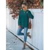 MEROKEETY Women’s Fall Winter Sweaters Casual Loose Cozy Sweater Tops Pullover Jumper 2025 Fashion Outfits(Tealgreen)