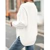 MEROKEETY Women’s Fall Winter Sweaters Casual Loose Cozy Sweater Tops Pullover Jumper 2025 Fashion Outfits(White)