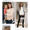 MEROKEETY Women’s Fall Winter Sweaters Casual Loose Cozy Sweater Tops Pullover Jumper 2025 Fashion Outfits(White)