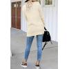 MEROKEETY Womens Long Sleeve Open Front Cardigans Chunky Knit Draped Sweaters Outwear(Apricot)