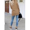 MEROKEETY Womens Long Sleeve Open Front Cardigans Chunky Knit Draped Sweaters Outwear(Khaki)