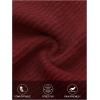 MEROKEETY Women’s Off Shoulder Sweater 2025 Fall Cute Bell Long Sleeve Ribbed Knit Winter Pullover Knit Outfits(Wine)