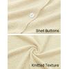 MEROKEETY Women’s Sleeveless Sweater Vest 2026 Spring Summer Knit Tank Top Casual V Neck Button Waistcoat Cardigan(Beige)