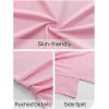 MEROKEETY Women’s Summer Asymmetrical Tops 2026 Short Sleeve Boat Neck Ruched Slim Going Out T-Shirts Trendy Y2K Clothes(Pink)
