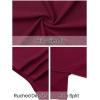 MEROKEETY Women’s Summer Asymmetrical Tops 2026 Short Sleeve Boat Neck Ruched Slim Going Out T-Shirts Trendy Y2K Clothes(Wine)