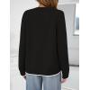 MEROKEETY Women’s Tie Front Bow Cardigan Sweaters 2025 Long Sleeve Chunky Knit Cute Trendy Fall Winter Coats(Black)
