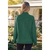 MEROKEETY Women’s Turtleneck Long Sleeve Sweater 2025 Fall Cozy Knit Loose Casual Trendy Pullover Tops Winter Clothes(Forestgreen)