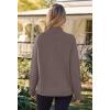 MEROKEETY Women’s Turtleneck Long Sleeve Sweater 2025 Fall Cozy Knit Loose Casual Trendy Pullover Tops Winter Clothes(Lightbrown)
