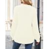 MEROKEETY Women’s Winter Fall Long Sleeve Tunic Sweaters 2026 Casual Trendy Crew Neck Waffle Knit Pullover Tops Jumper(Beige)