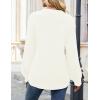 MEROKEETY Women’s Winter Fall Long Sleeve Tunic Sweaters 2026 Casual Trendy Crew Neck Waffle Knit Pullover Tops Jumper(Ivory)