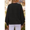 MEROKEETY Cardigan Sweaters for Women Fall Long Sleeve Cable Knit Button Open Front Casual Outerwear Coat(Black)
