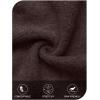 MEROKEETY Cardigan Sweaters for Women Fall Long Sleeve Cable Knit Button Open Front Casual Outerwear Coat(Coffee)
