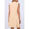 MEROKEETY Summer Spring Sun Dress for Women 2026 Beach Vacation Casual Sundress Sleeveless Tank Dresses Resort Cruise Wear(Apricot2)