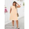 MEROKEETY Summer Spring Sun Dress for Women 2026 Beach Vacation Casual Sundress Sleeveless Tank Dresses Resort Cruise Wear(Apricot2)