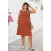 MEROKEETY Summer Spring Sun Dress for Women 2026 Beach Vacation Casual Sundress Sleeveless Tank Dresses Resort Cruise Wear(Caramel)
