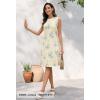 MEROKEETY Summer Spring Sun Dress for Women 2026 Beach Vacation Casual Sundress Sleeveless Tank Dresses Resort Cruise Wear(Floral1)