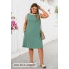 MEROKEETY Summer Spring Sun Dress for Women 2026 Beach Vacation Casual Sundress Sleeveless Tank Dresses Resort Cruise Wear(Sage)