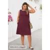 MEROKEETY Summer Spring Sun Dress for Women 2026 Beach Vacation Casual Sundress Sleeveless Tank Dresses Resort Cruise Wear(Wine)
