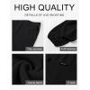 MEROKEETY Women’s 2 Piece Outfits Lounge Sets Fall Winter Long Sleeve Knit Sweater Wide Leg Pant Matching Set(Black)