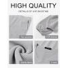 MEROKEETY Women’s 2 Piece Outfits Lounge Sets Fall Winter Long Sleeve Knit Sweater Wide Leg Pant Matching Set(Light Grey)