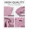 MEROKEETY Women’s 2 Piece Outfits Lounge Sets Fall Winter Long Sleeve Knit Sweater Wide Leg Pant Matching Set(Taro)