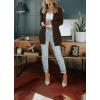 MEROKEETY Women’s 2026 Long Sleeve Cable Knit Cardigan Sweaters Open Front Fall Outerwear Coat Pockets(Coffee)
