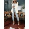 MEROKEETY Women’s 2026 Long Sleeve Cable Knit Cardigan Sweaters Open Front Fall Outerwear Coat Pockets(Cream)