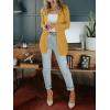 MEROKEETY Women’s 2026 Long Sleeve Cable Knit Cardigan Sweaters Open Front Fall Outerwear Coat Pockets(Gold Yellow)