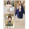 MEROKEETY Women’s 2026 Long Sleeve Cable Knit Cardigan Sweaters Open Front Fall Outerwear Coat Pockets(Gold Yellow)