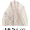 MEROKEETY Womens 2026 Mesh Sheer Lace Long Sleeve Top Sexy Y2k Mock Neck See Through Shirt Blouses(Leopardwhite)