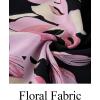 MEROKEETY Women’s 2026 Spring Summer Floral Dress V Neck Short Sleeve Button A Line Boho Beach Flowy Vacation Dresses(Black)