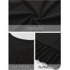 MEROKEETY Women’s 2026 Summer Peplum Tops Oversized Blouse Casual Short Sleeve Crew Neck Ruffle Tunic T Shirts(Black)