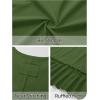 MEROKEETY Women’s 2026 Summer Peplum Tops Oversized Blouse Casual Short Sleeve Crew Neck Ruffle Tunic T Shirts(Green)