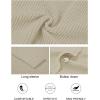 MEROKEETY Women’s Cardigan Sweaters 2026 Fall Open Front Oversized Button V Neck Loose Soft Knit Outwear(Apricot)