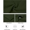 MEROKEETY Women’s Cardigan Sweaters 2026 Fall Open Front Oversized Button V Neck Loose Soft Knit Outwear(Armygreen)