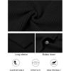 MEROKEETY Women’s Cardigan Sweaters 2026 Fall Open Front Oversized Button V Neck Loose Soft Knit Outwear(Black)