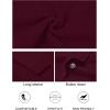 MEROKEETY Women’s Cardigan Sweaters 2026 Fall Open Front Oversized Button V Neck Loose Soft Knit Outwear(Burgundy)