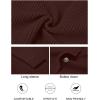 MEROKEETY Women’s Cardigan Sweaters 2026 Fall Open Front Oversized Button V Neck Loose Soft Knit Outwear(Coffee)