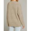 MEROKEETY Women’s Cardigan Sweaters 2026 Fall Open Front Oversized Button V Neck Loose Soft Knit Outwear(Oatmeal)