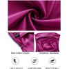MEROKEETY Women’s Cocktail Dresses Summer 2026 Satin Strapless Tube Bodycon Backless Wedding Guest Formal Party Maxi Dress(Eggplant)