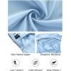 MEROKEETY Women’s Cocktail Dresses Summer 2026 Satin Strapless Tube Bodycon Backless Wedding Guest Formal Party Maxi Dress(Light Blue)